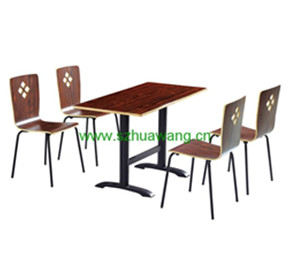 曲木餐桌椅H021